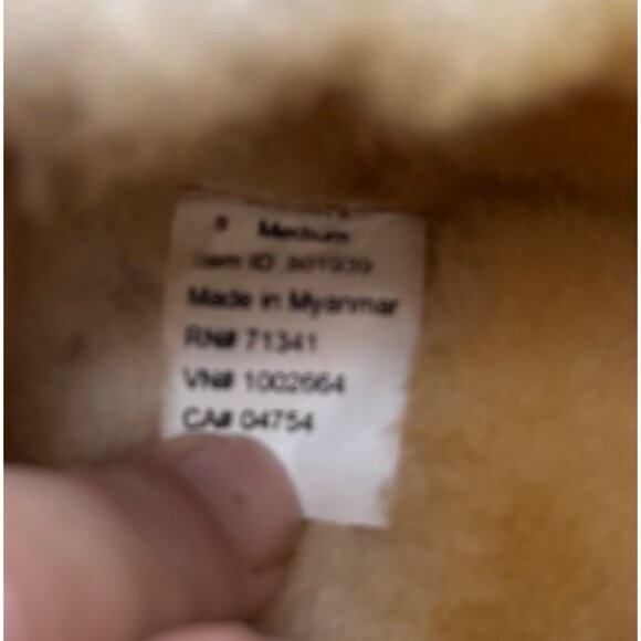 L.L. Bean Womens Wicked Good Venetian Slippers 8M Brown Suede & Shearling Indoor - Picture 8 of 10